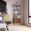 185cm H x 60cm W Steel Ladder Bookcase