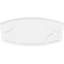 Médaillon de plafond contemporain en PVC de qualité architecturale Kailey-36089005
