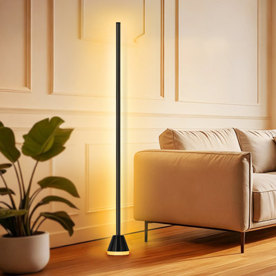 57" Dimmable LED Novelty Corner Floor Lamp with Remote and APP Control