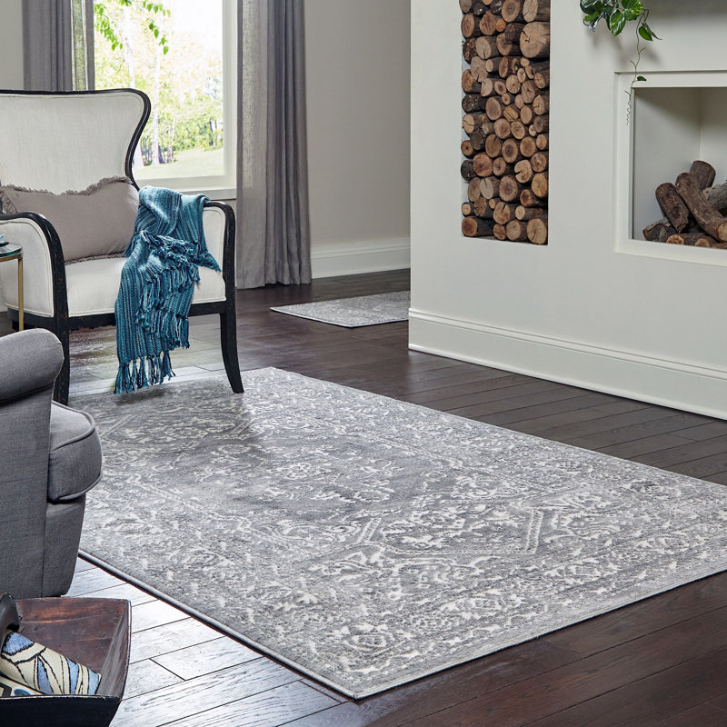 Tapis traditionnel urbain de couleur fossile, Rectangle 9 pi x 12 pi
