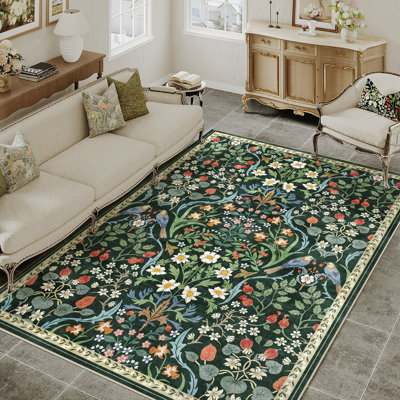 Destinay Floral Area Rug