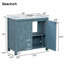 Organisateur de meuble-lavabo 36 po avec lavabo-1104068896