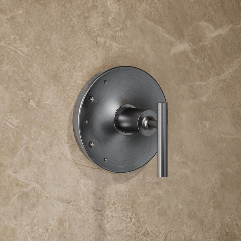 Ensemble de garniture de douche Purist Rite-Temp avec poignée levier, sans pomme de douche