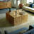 Poplar burr combination square end table