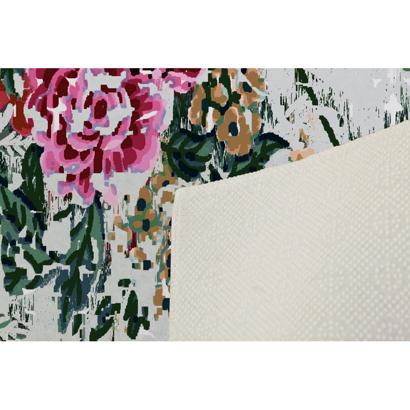 Tapis 100% polyester de qualité supérieure, imprimé en 3D, 4 po x 6 pi, hauteur de poils de 0,04 po | Antibactérien, points antidérapants en PVC, lavable à la machine | Idéal pour le salon, la chambre à coucher et la salle de jeux, design élégant et durable