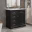 Meuble-lavabo 36 po avec comptoir en céramique