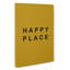 Happy Place Mustard - Wrapped Canvas-61886813