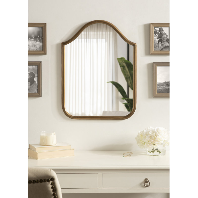 Miroir de salle de bain Daxon, Or, H 24 po x l 18 po