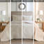 Couvre-lit réversible 3 pièces en crème pour grand lit, motif fascinant, meilleur drapé, 2 taies décoratives, rembourrage lavable, style attrayant, bon effet drapé, machine-120276184-120276188