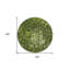 Tapis rond 8 po Olive Green