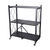 Kulseth 3-Tier Storage Cart With 4 Brake Alloy Universal Wheels
