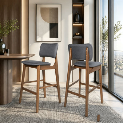 Wood Barstool Set