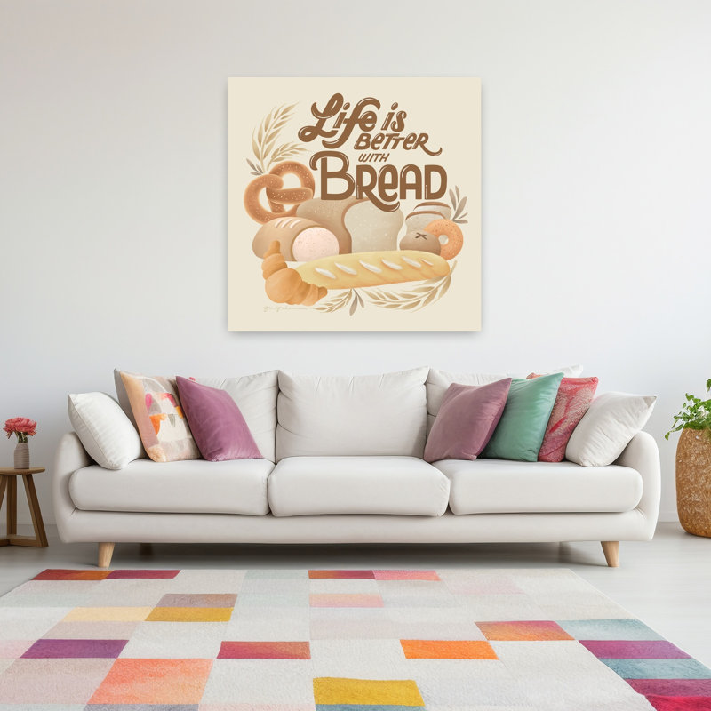 Art contemporain de pâtisserie «I Warm With Bake», H 48 po x l 48 po