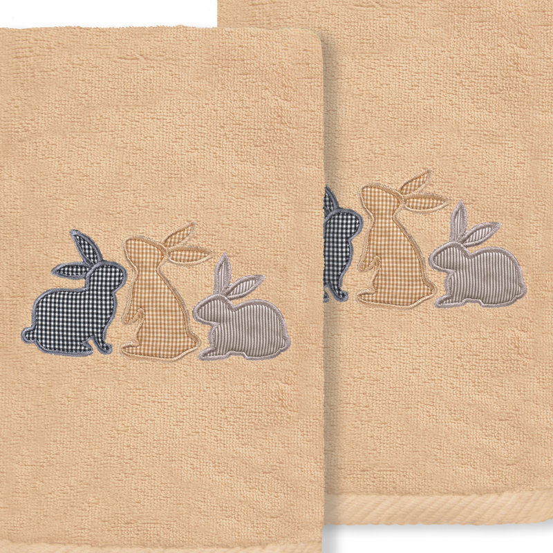  Bunny Row Turkish Cotton Hand Towel, Sand