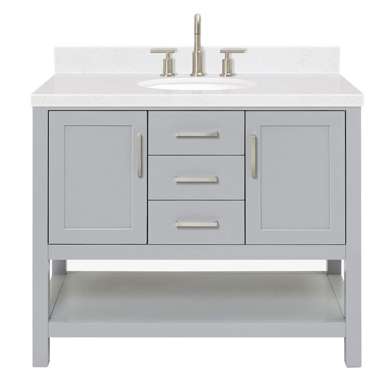 Bayhill Single Vanity, Gray, 42"