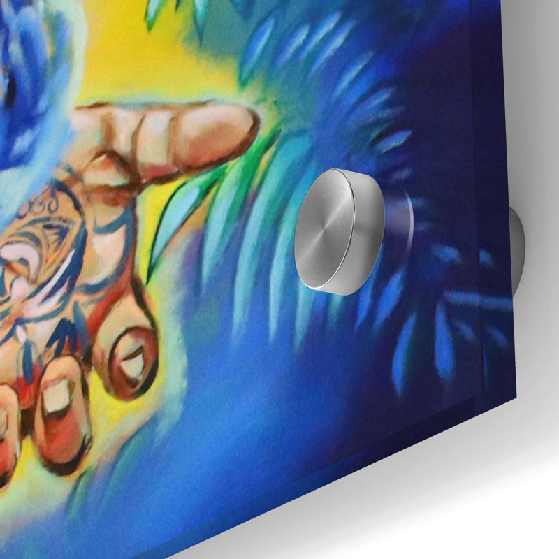 «Gaia II» par Jan Kasparec, art mural en verre acrylique, H 36 po x l 36 po x P 0,2 po