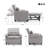 Hosie Faux Leather Accent Chair-521579605