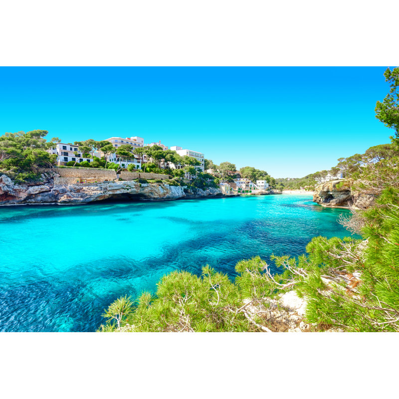 Cala Santanyi Mallorca by Pixelliebe - Wrapped Canvas Print, 30cm H x 46cm W