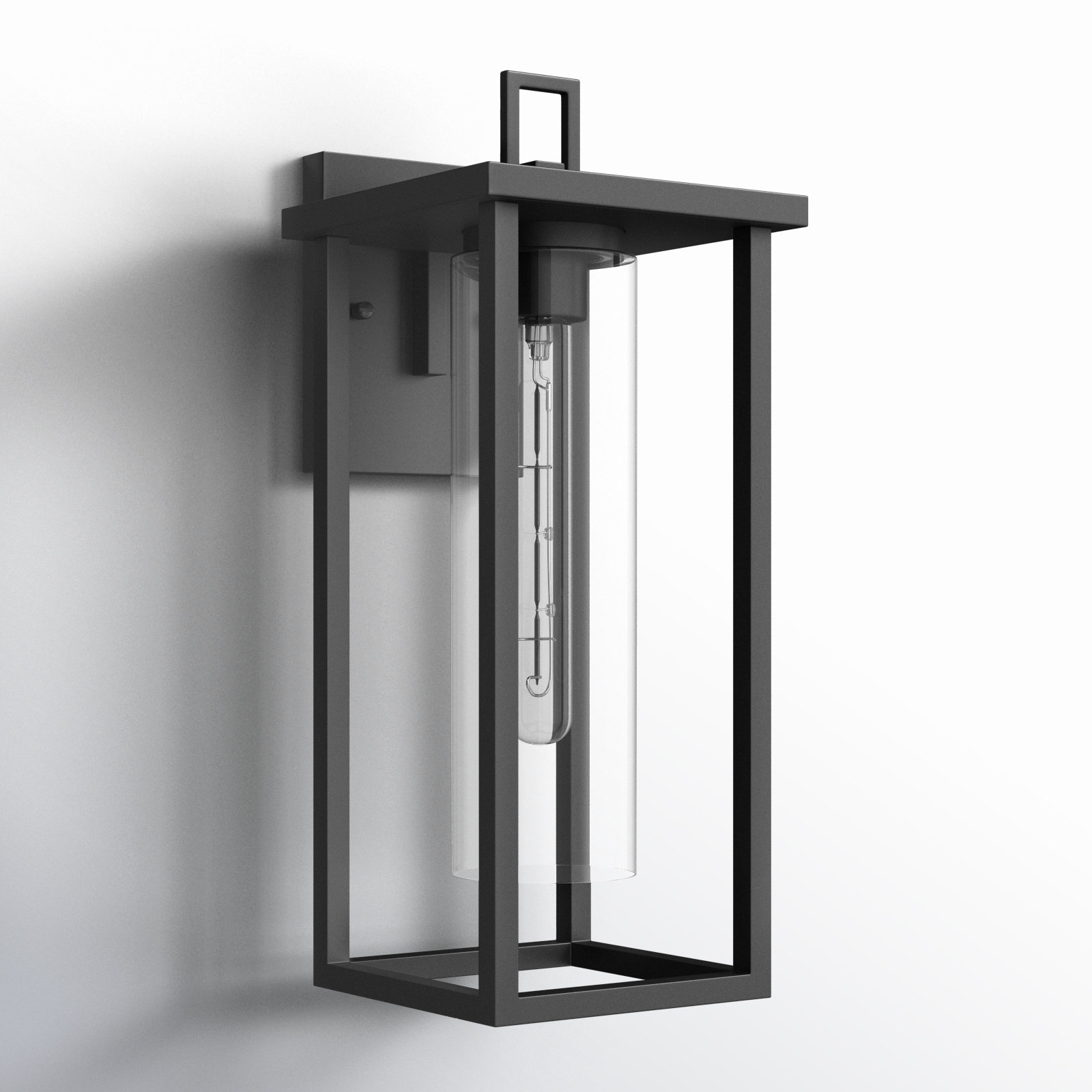 Kaisa Wall Mount Lantern, 17"H x 7" W x 8.5" D