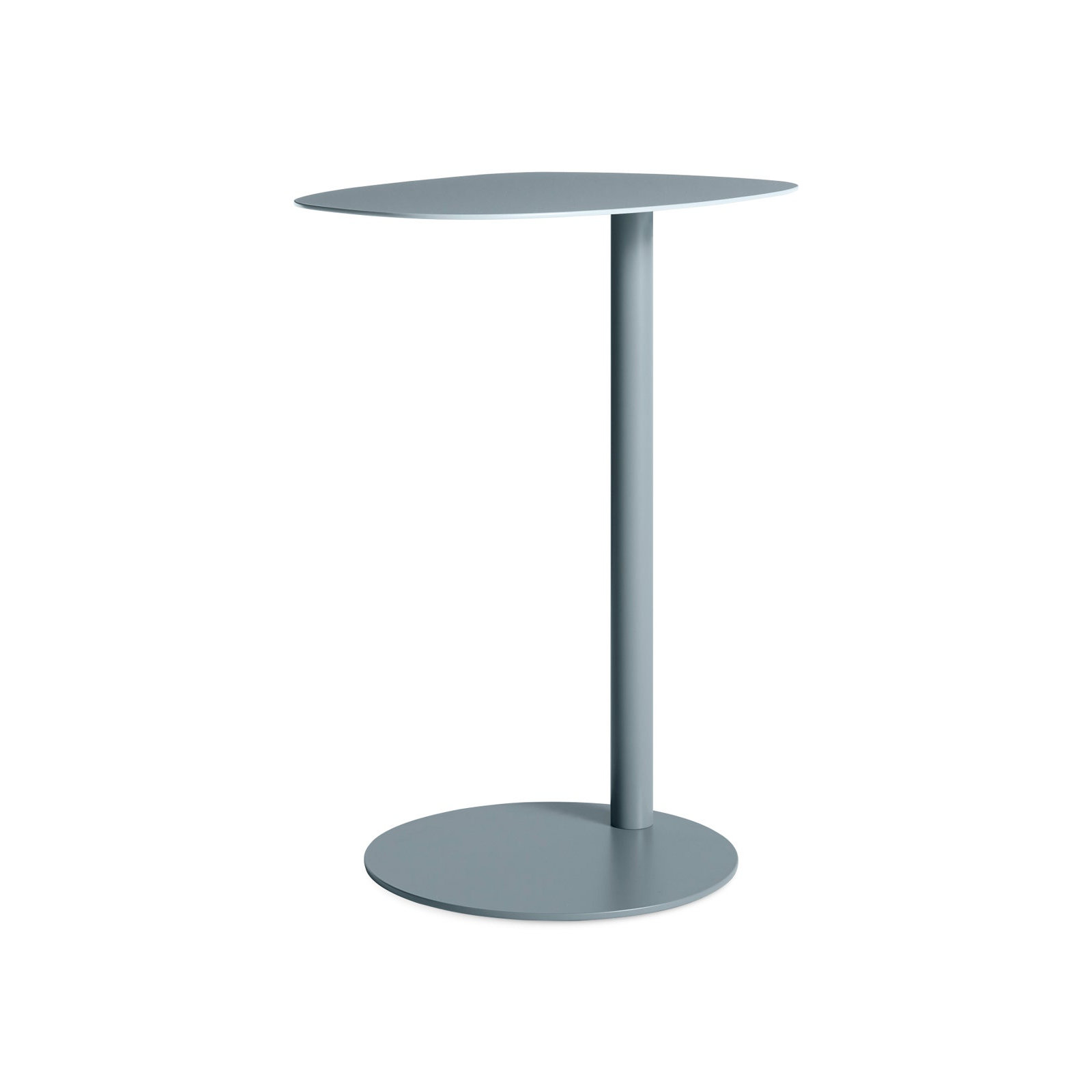Swole Single End Table, 25" H x 20" W x 15" D, Gray Blue