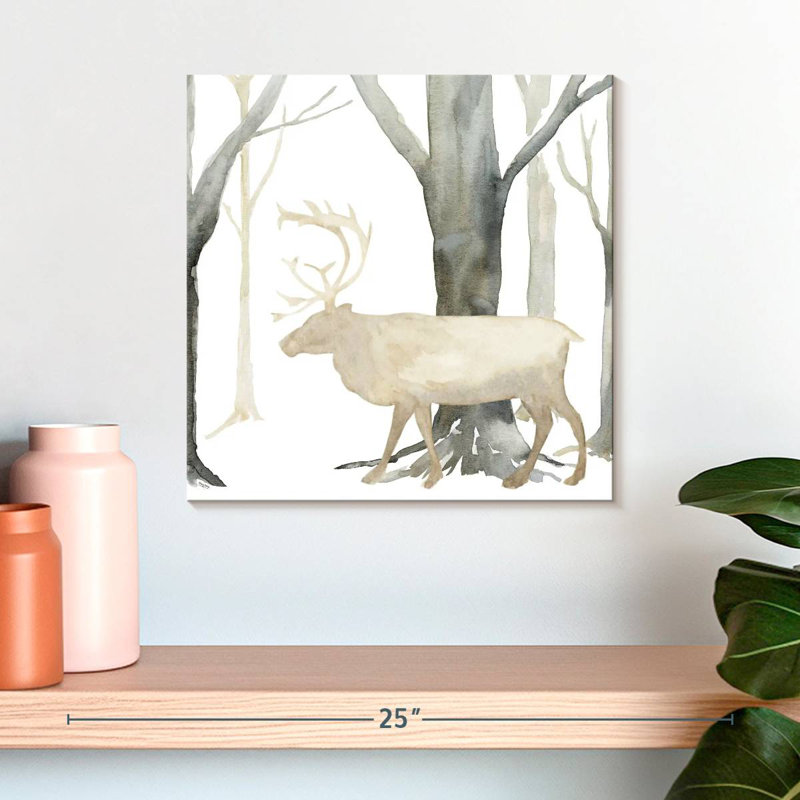 Brampt Winter Forest Elk, 16" H x 16" W