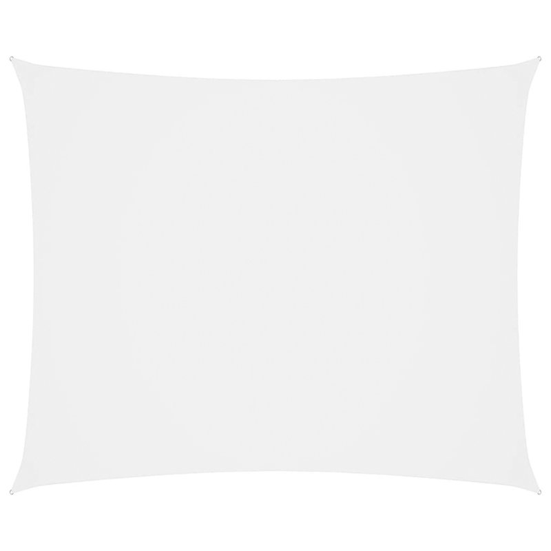 Plato Rectangular Shade Sail, White, 700cm x 500cm