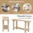 62.9" Modern Minimalist Console Table-1487205