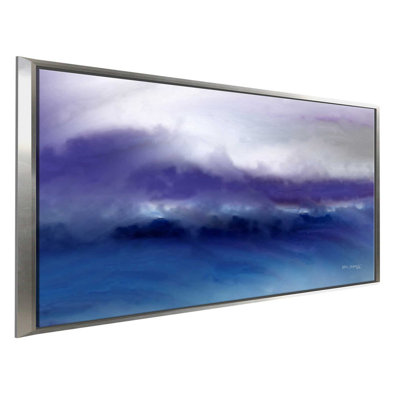 " A Change Is Gonna Come I " by Mark Lawrence, 21.5" H x 33.5" W x 2" D, Silver Floater Frame