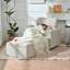 Chaise de lecture avec accoudoirs avec repose-pieds