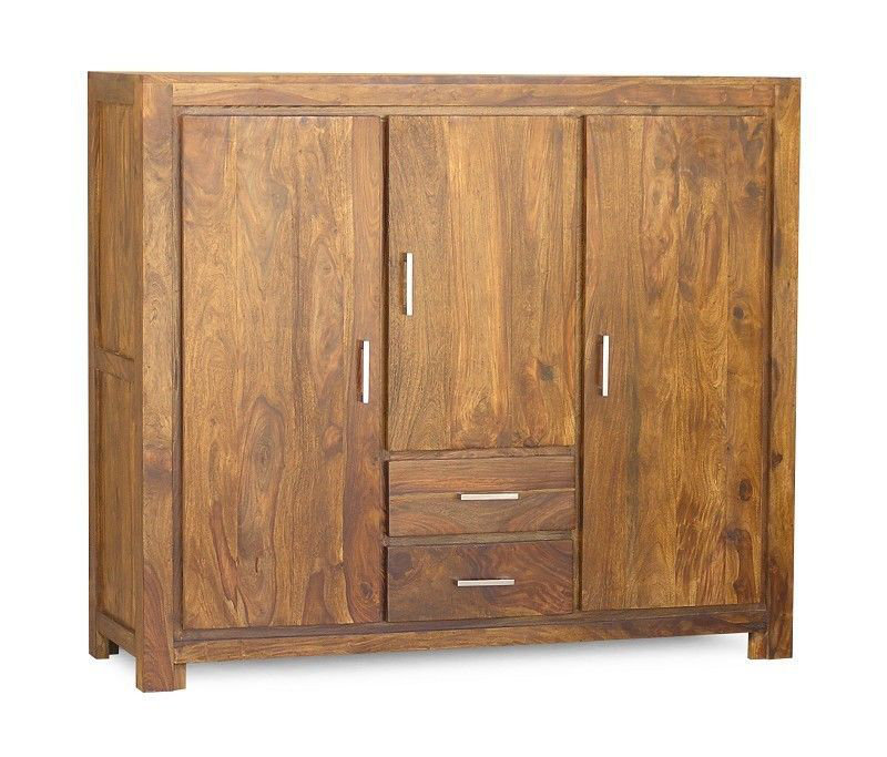 Metro Life 140cm Solid Wood Sideboard