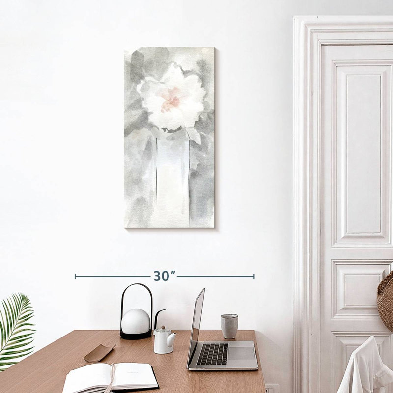 Avery Silver Blush II, 30" H x 15" W