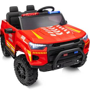 24V 10Ah Ride on Toy Truck, 4WD 2 Seater Kids Electric Cars for Girl Boy w/ Remote, 4x200W Motor