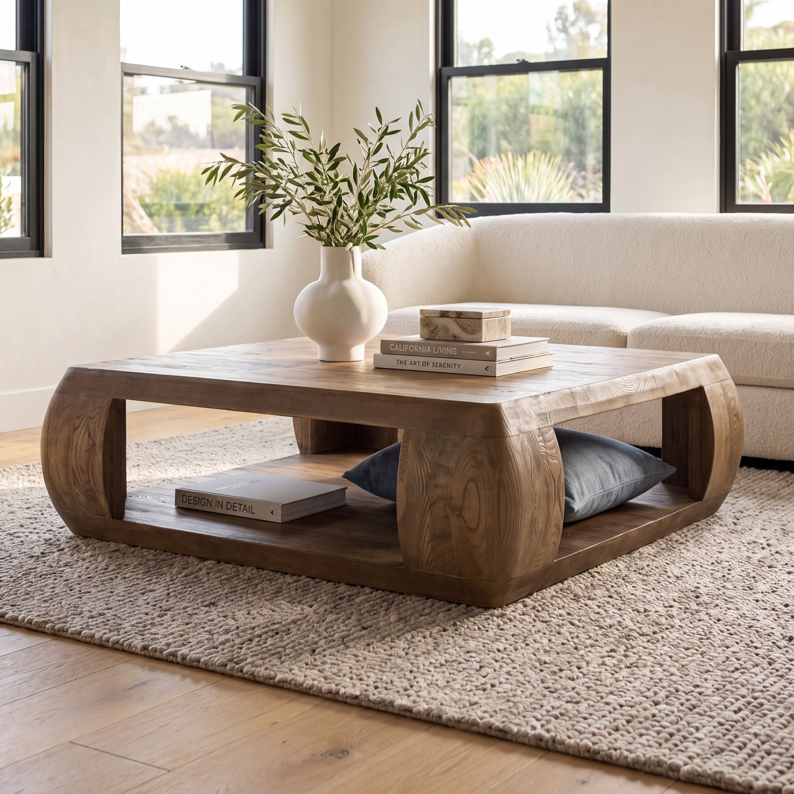Juna Solid Wood Single Coffee Table