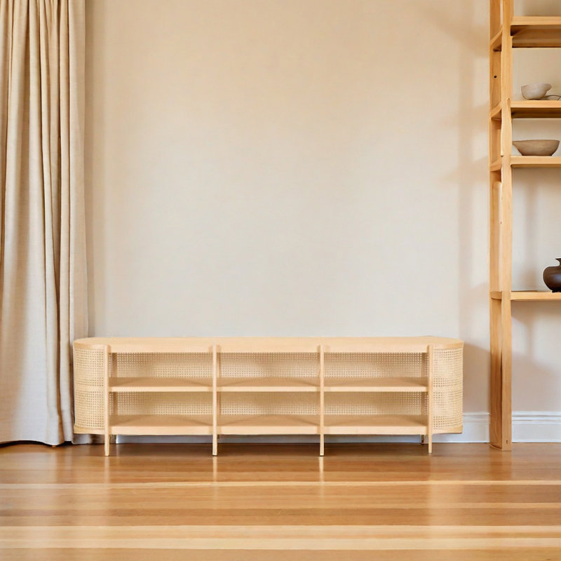 Cabinet simple et simple, Brun orangé