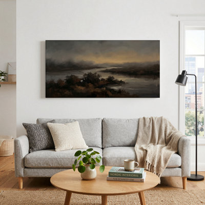 Ensemble de 1 tableau sur toile Misty River