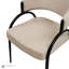 Chaise en tissu de qualité supérieure Kara