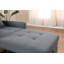 Canapé-lit convertible, réglable avec coussin, multifonctionnel pour le salon, le dortoir, un appartement, une chambre ou un bureau-838786301