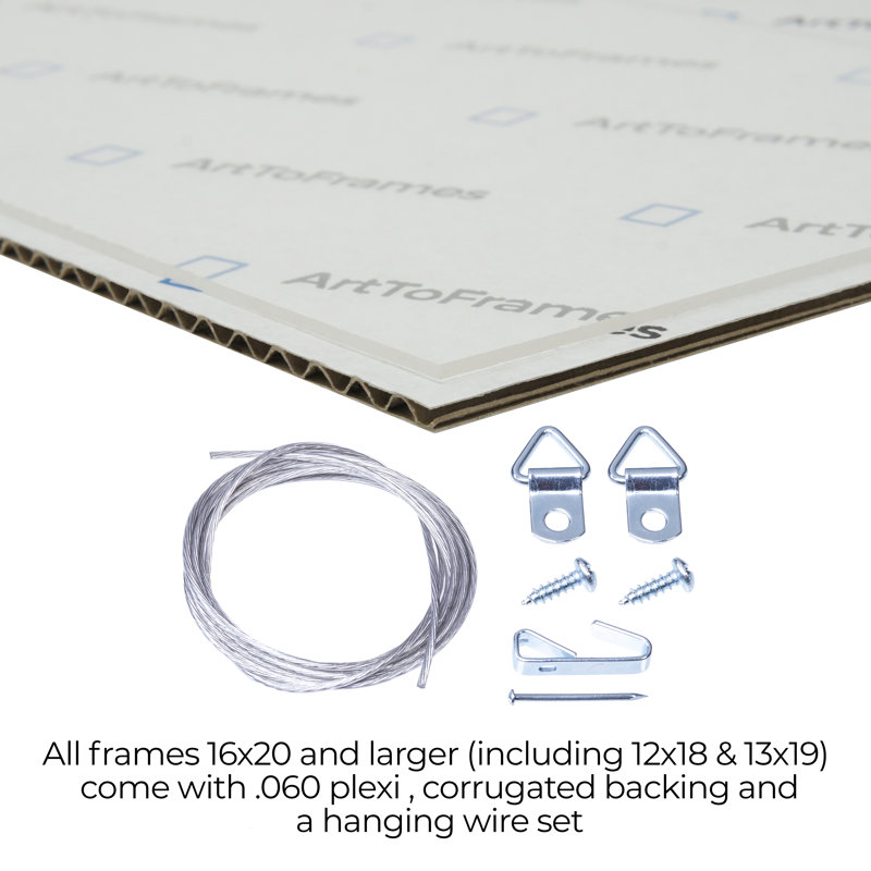 Satin White 36x26 Picture Frame with Chantilly Mat