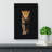 Leopard Minimalism No.2 - No Frame Print-58874405