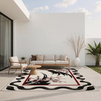 Golden Bough Indoor And Outdoor Area Rug
