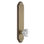 Grandeur Arc Tall Plate Privacy with Chambord Crystal Door Knob