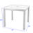 Caleob Outdoor Patio Square Dining Table-1644168896