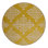 Machine Washable Trellis Brown Area Rug
