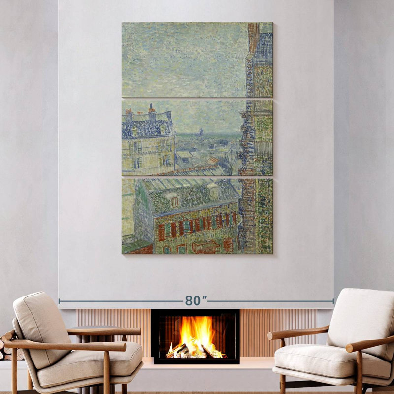 Sireci View From Theov¢s Apartment, 74" H x 48" W