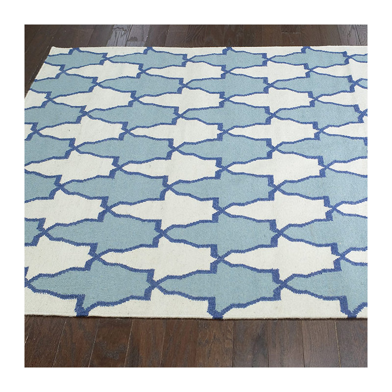 Tapis bleu Zander, Rectangle 5 pi x 8 pi