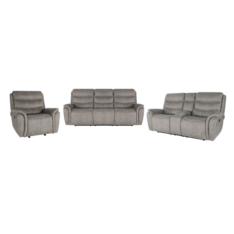 Ensemble de salon inclinable 3 pièces Rieka