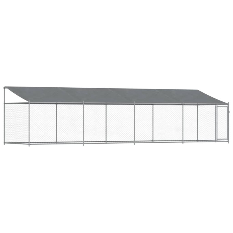 Alexy 200cm H Metal Yard Kennel, 200cm H x 800cm W x 200cm D