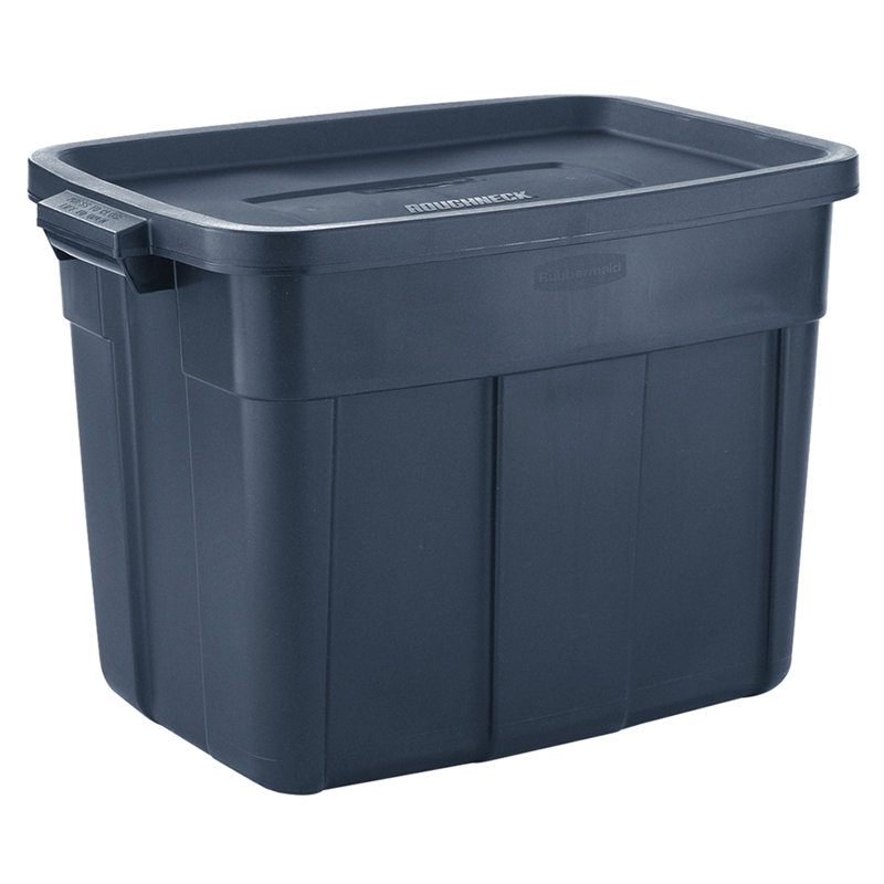 Rubbermaid 6 Piece Roughneck Storage Totes with Lids Set