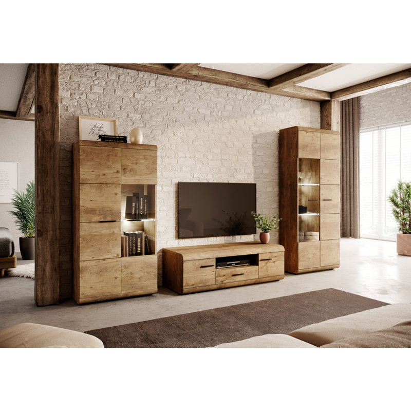 Monroy Unfinished TV Stand for TVs up to 60"