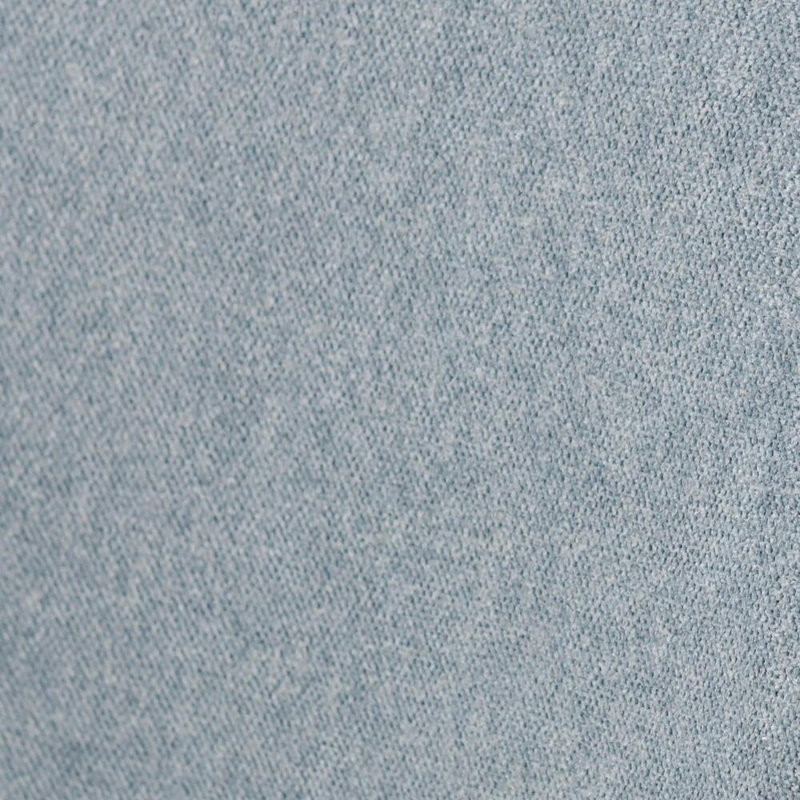 Chaise rembourrée Joanie, Bleu, Bois naturel